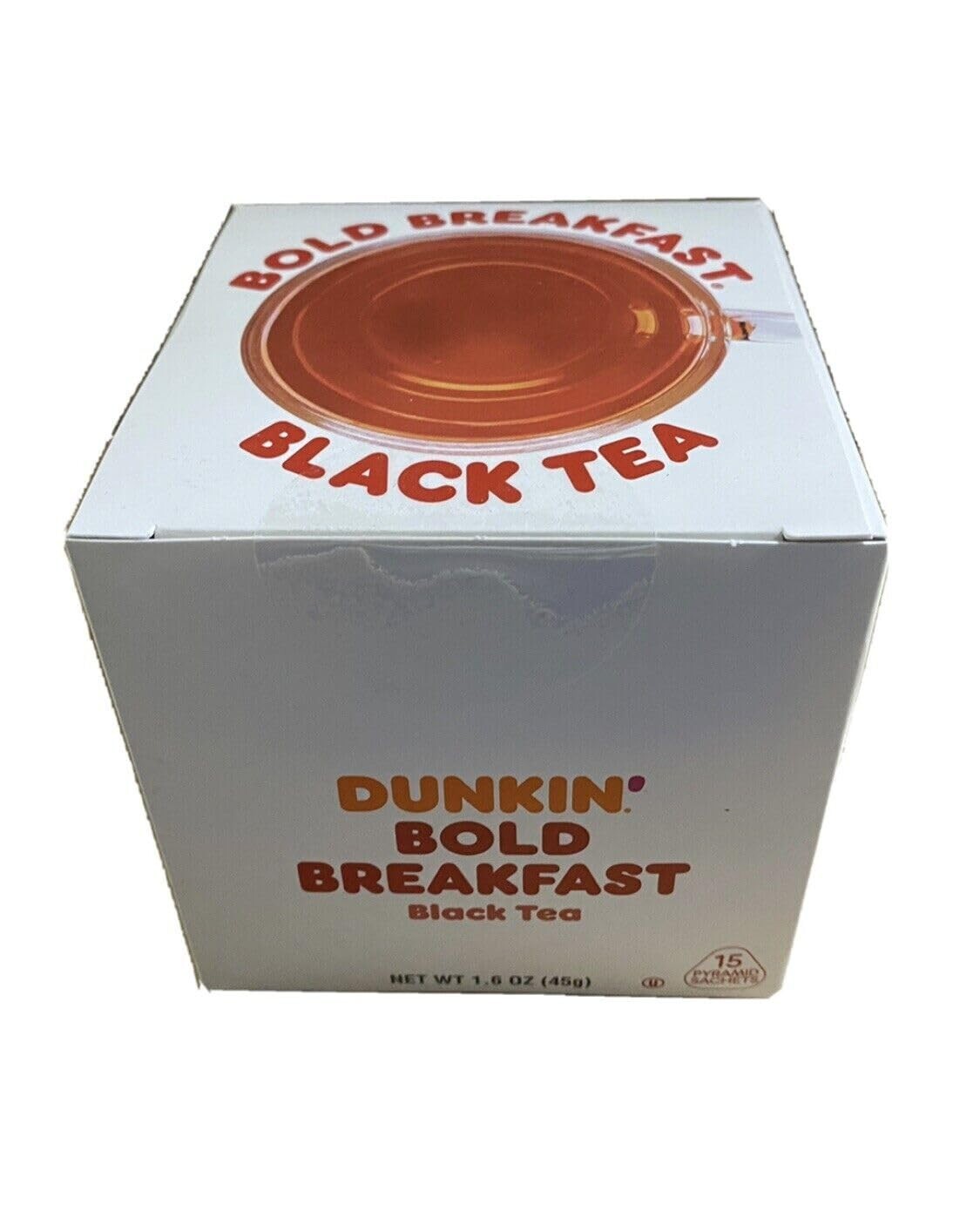 Dunkin Donuts Bold Breakfast Black Tea - 45 Pyramid Satchet Tea bags gallery