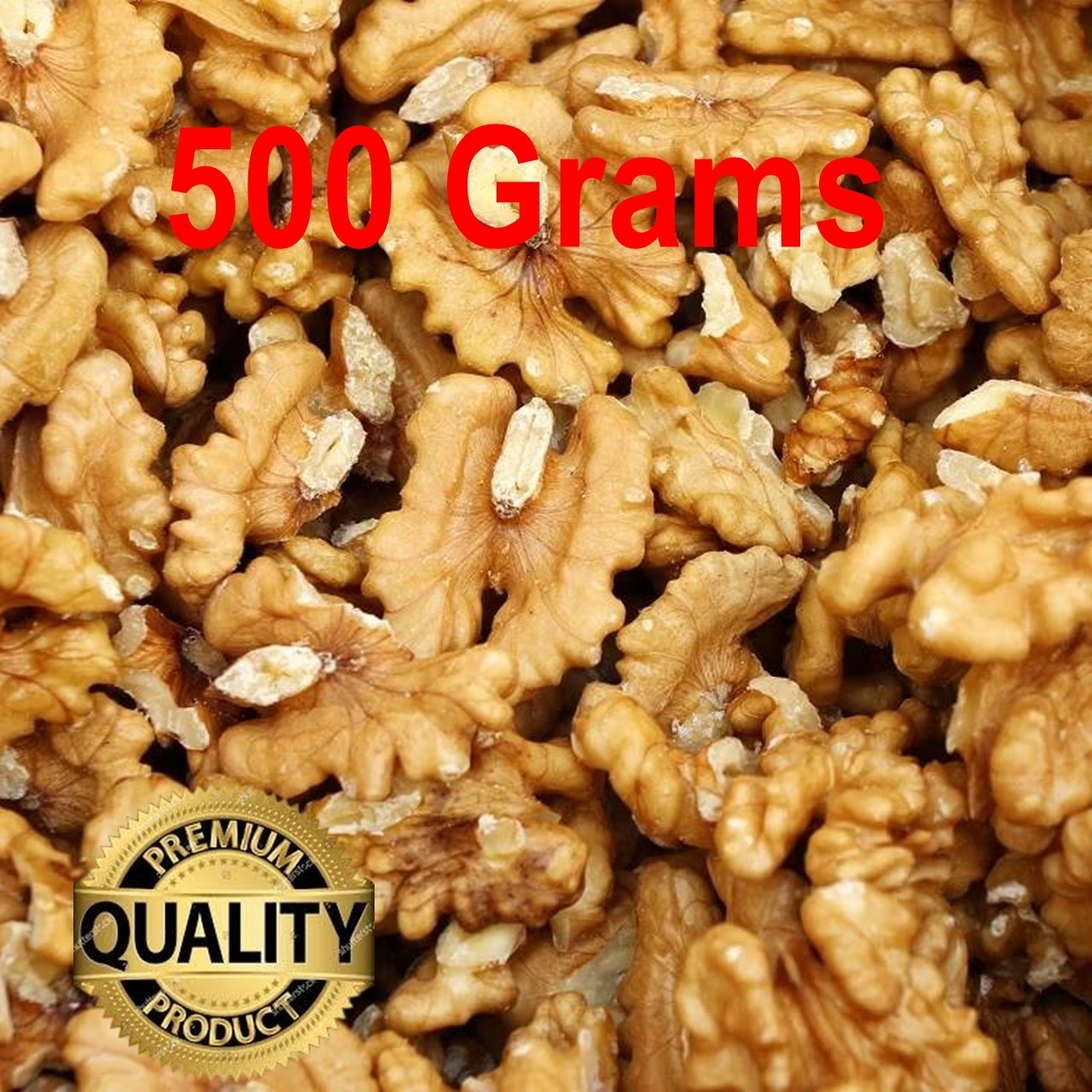 500g Premium Raw Walnut Halves - 1.1lb Fresh Natural Shelled Walnuts Bulk Pack gallery