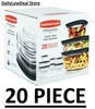 Rubbermaid Premier Storage Containers 20-Piece Microwave/Freezer Safe, BPA FREE gallery