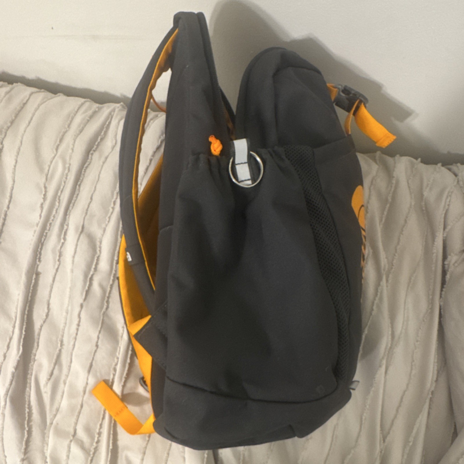 The North Face Black/Orange Mini Recon Backpack 4