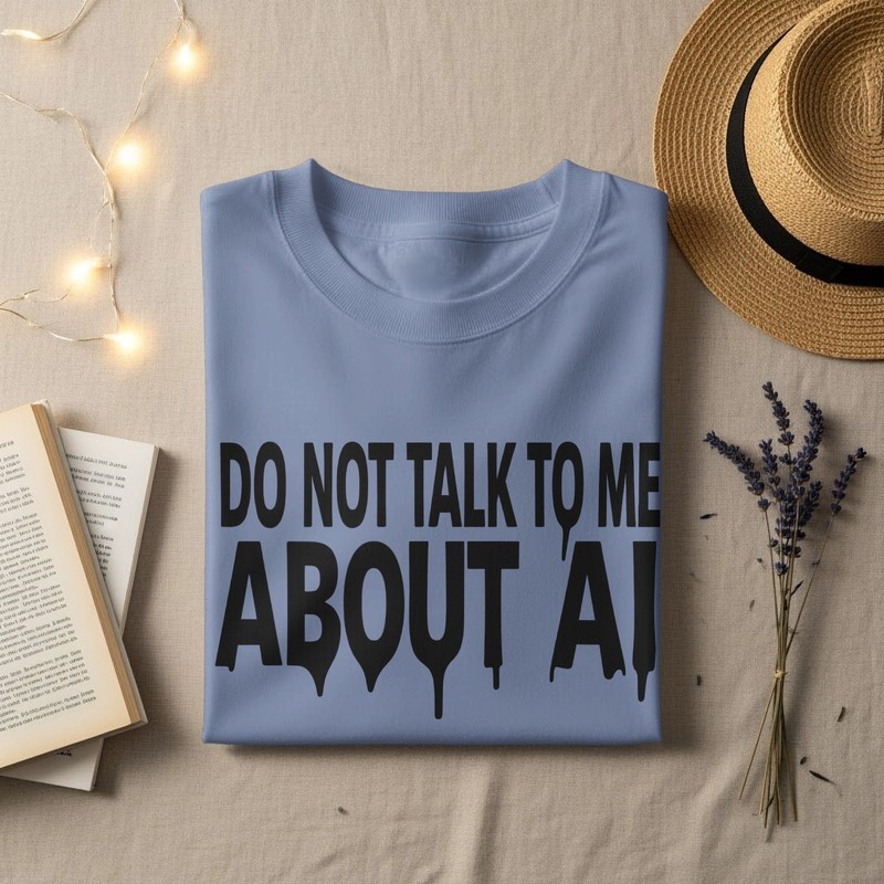 Do Not Talk AI Drip Statement (T-Shirt, Sweatshirt or Hoodie) gallery