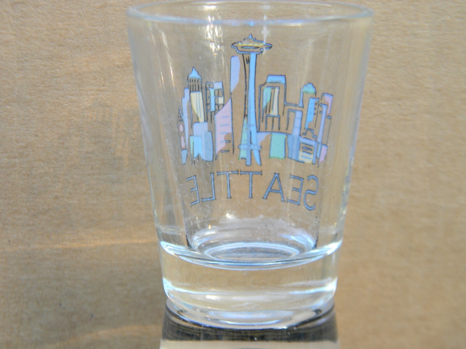 SEATTLE SHOT GLASS NICE READY FOR USE 2 3/8" gallery