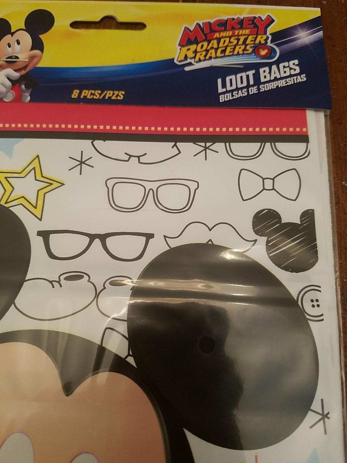 NEW MICKEY MOUSE BIRTHDAY PARTY LOOT BAGS DISNEY JUNIOR AND THE ROADSTER RACERS gallery