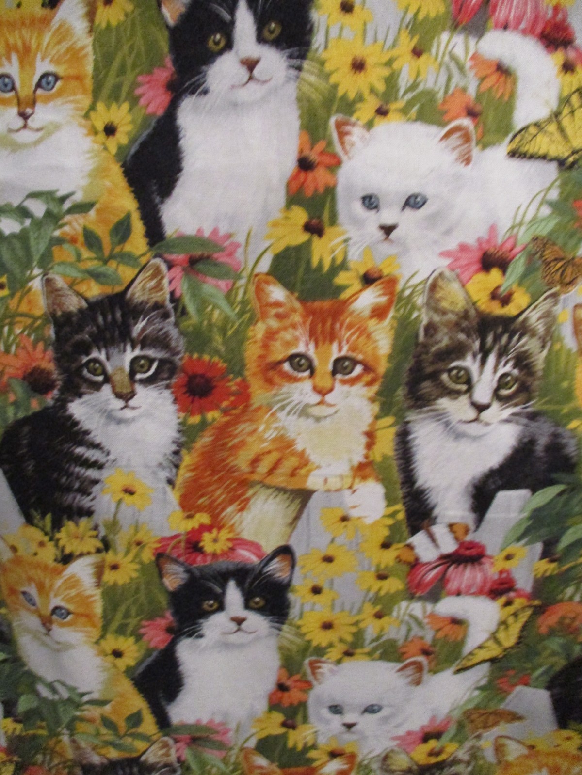 HANDMADE CATS CRISS CROSS APRON SIZE LARGE gallery