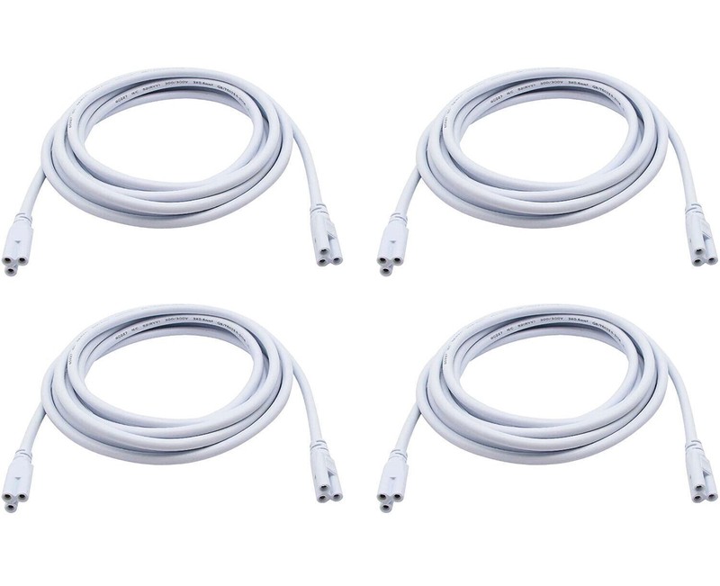 4-24 Pack 3FT 4FT Connector Cable Extension Cords 3-Pin LED Tube Light Fixture gallery
