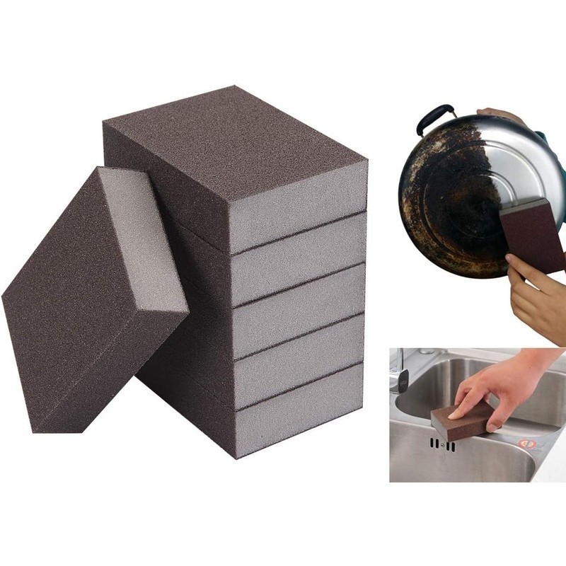 Durable High Density Sponge Cleaner Non Toxic Scrubber Kitchen Bathroom Garage gallery