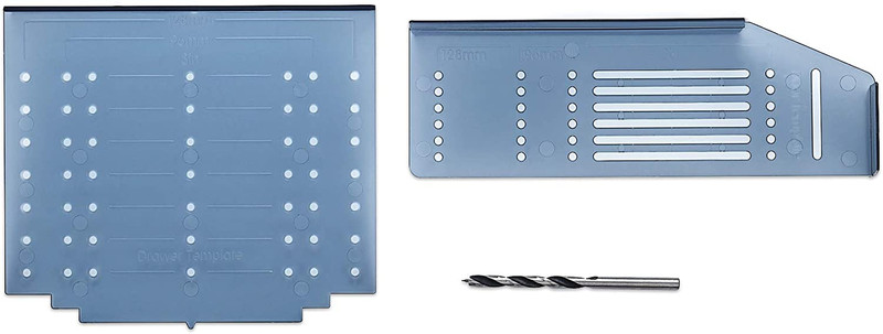 Cabinet Door & Drawer Hardware Installation Template Kit with Drill Bit gallery