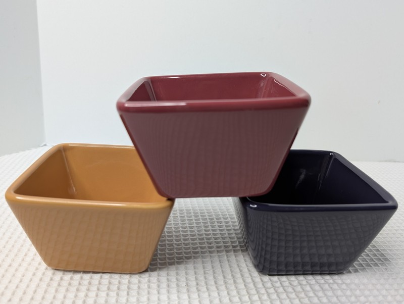 Pampered Chef Simple Additions 4.5" Square 3" Tall Dips Desserts Replacement gallery
