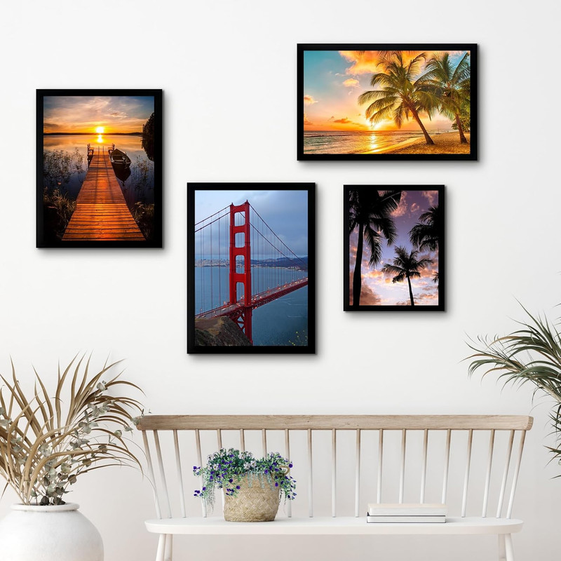 12X16 Frame Wall Hanging Picture Frames, Black, 1 Pack gallery