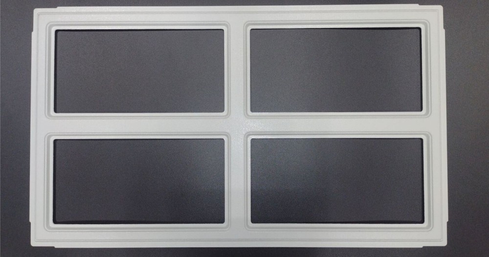 Colonial 509 Replacement Window Inserts/Short Panel Clopay Garage Doors White
