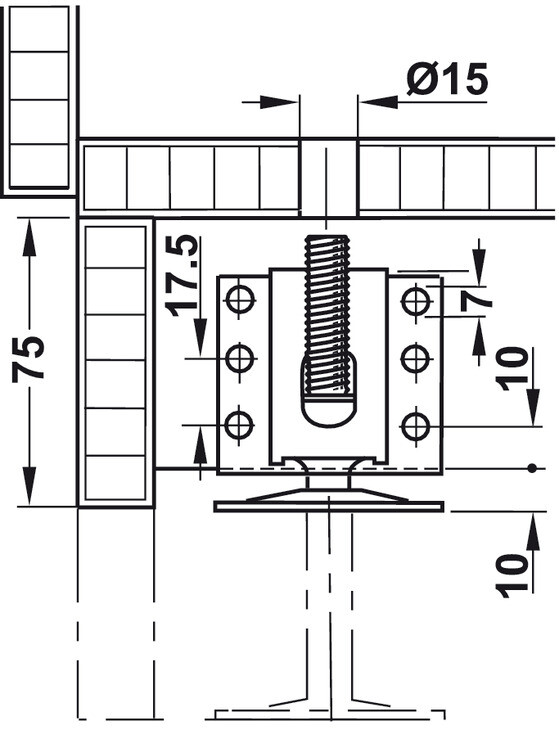 4 PACK-200Lb. Capacity Heavy-Duty Adjustable Furniture Leg Leveler Foot Brackets gallery
