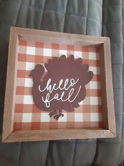 WOODEN TRUE COMFORTS HELLO FALL SIGN