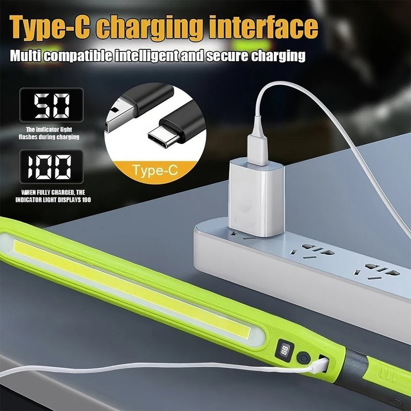 Magnetic Work Light 3000LM Rechargeable LED Work Light Bar for Garage, Workshop gallery