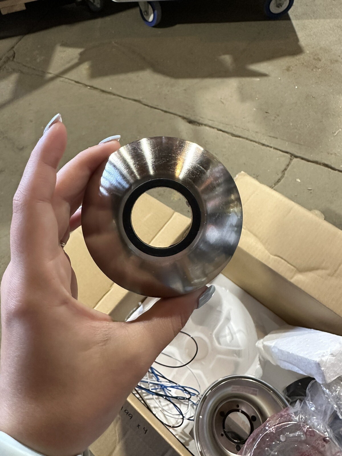 Downrod & Coupling Cover for HDC Mercer 52 in. Indoor Brushed Nickel Ceiling Fan gallery