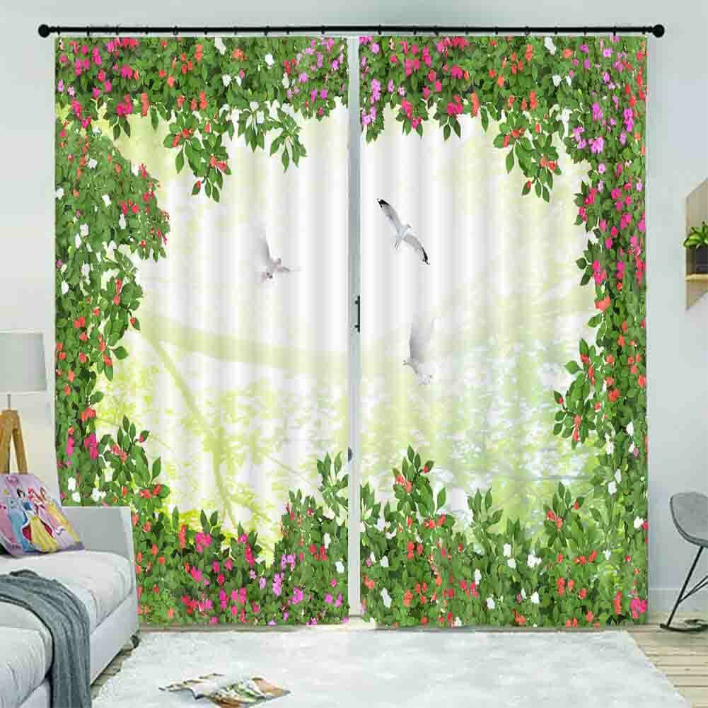 Frost Miracle Worry 3D Curtain Blockout Photo Printing Curtains Drape Fabric gallery