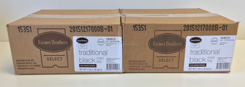 Black Iced Tea For Sweetening - Farmer Brothers - 2 Cases of 48/1oz (96 packs) gallery