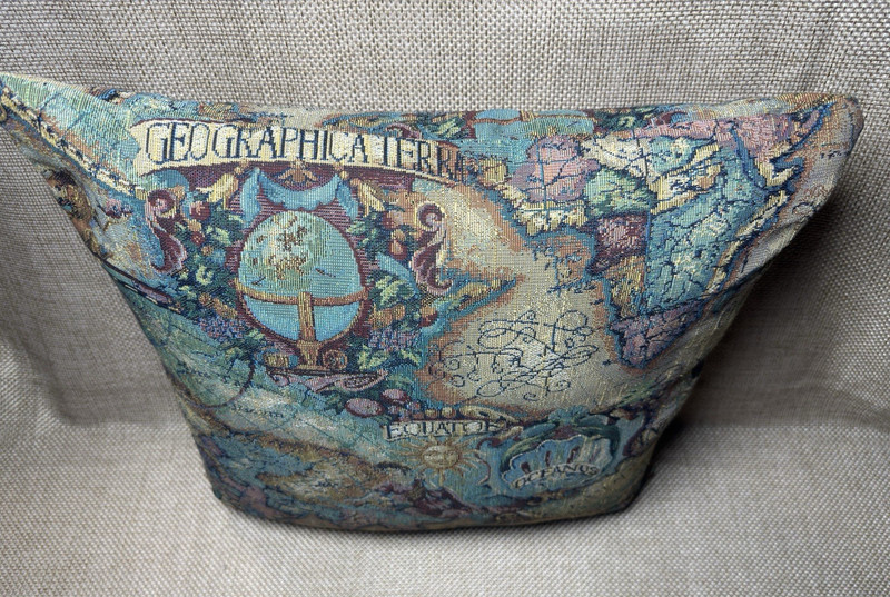 Map Throw Pillow Nautical Celestial Mermaidcore Sirens Vtg Old World Tapestry gallery
