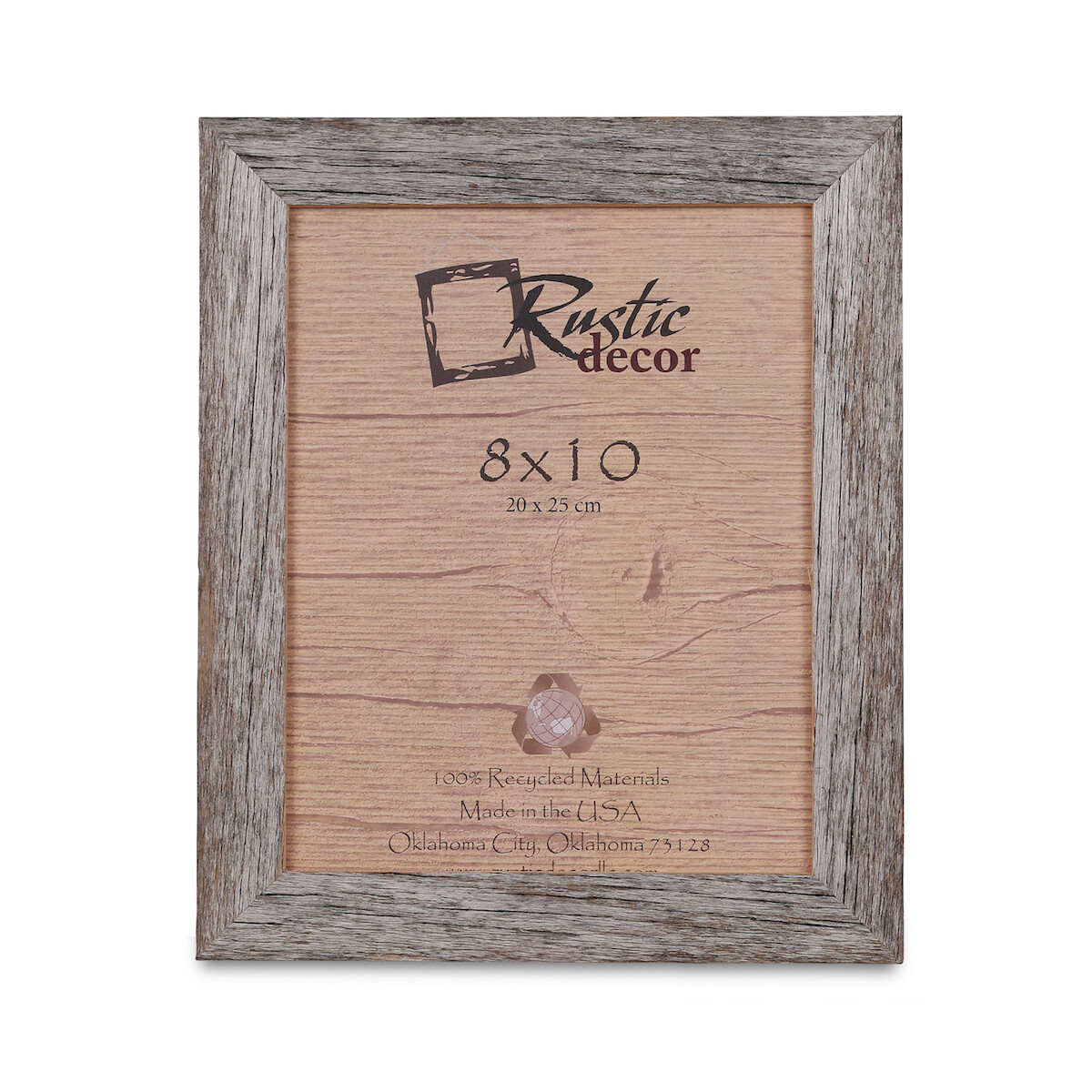 8X10 1.25" Standard Reclaimed Rustic Barn Wood Wall Frame gallery