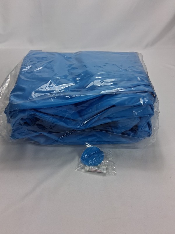 10FT x 6FT x 24IN Rectangular Inflatable Family Pool 3-Ring PVC NEW Sealed gallery