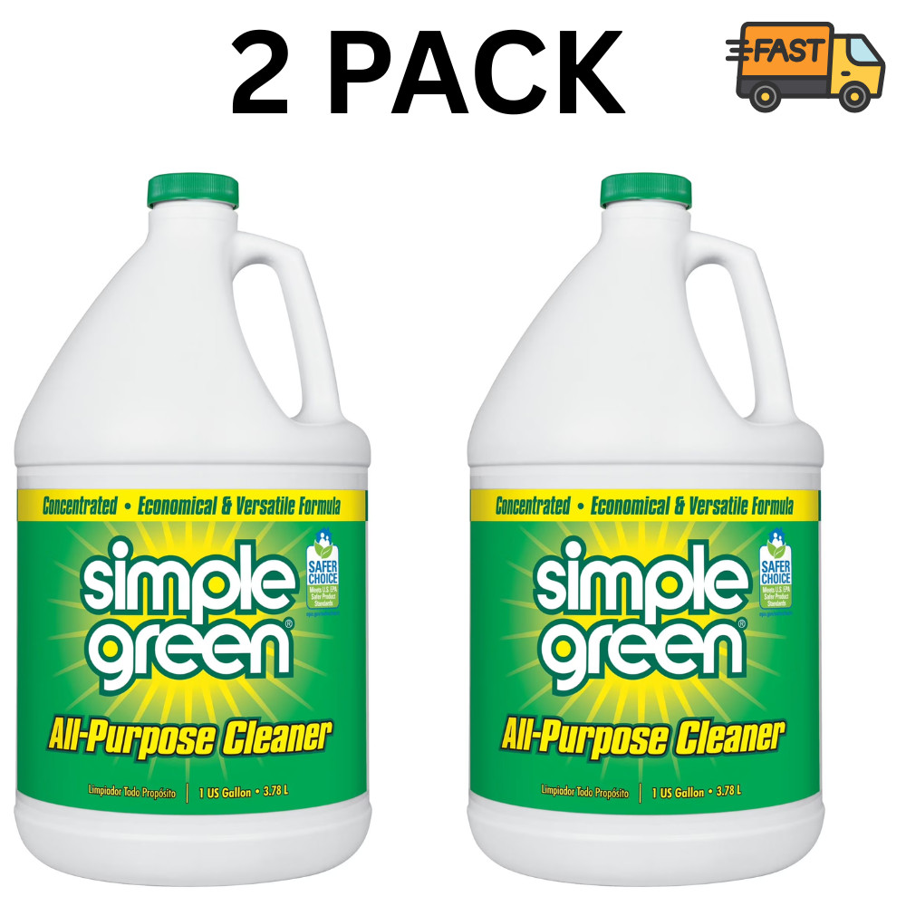 2 Pack Simple Green Original Cleaner Concentrate 128 fl oz Multi Surface Cleaner gallery