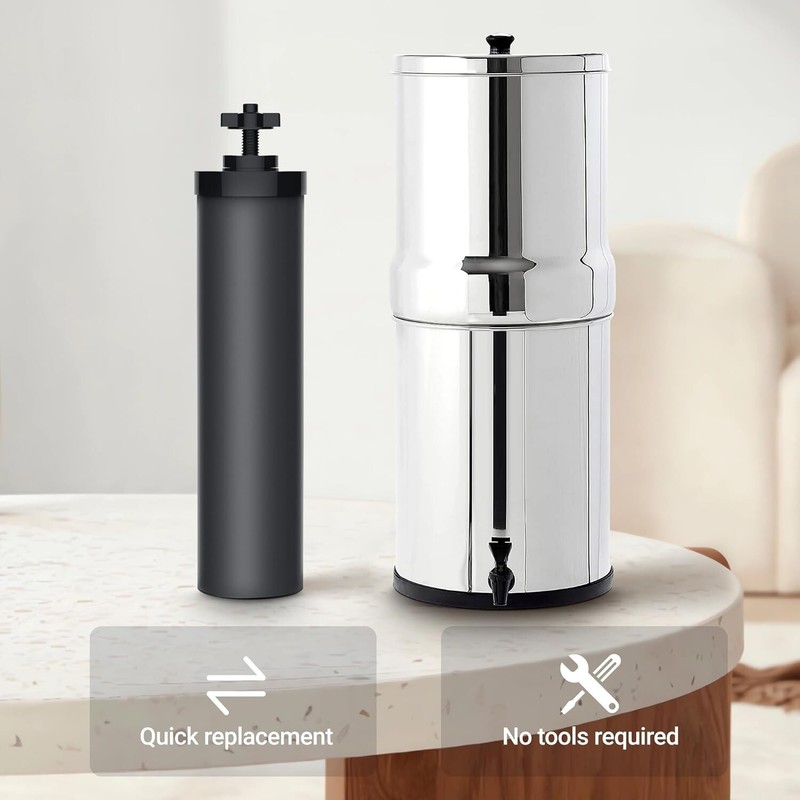Filterlogic NSF/ANSI 42&372 Certified Water Filter,Replacement for Berkey®(4) gallery