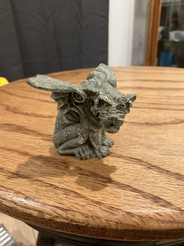 Mini Gargoyle Figurine Resin Gothic Halloween Fantasy Garden Desk Home Accents gallery