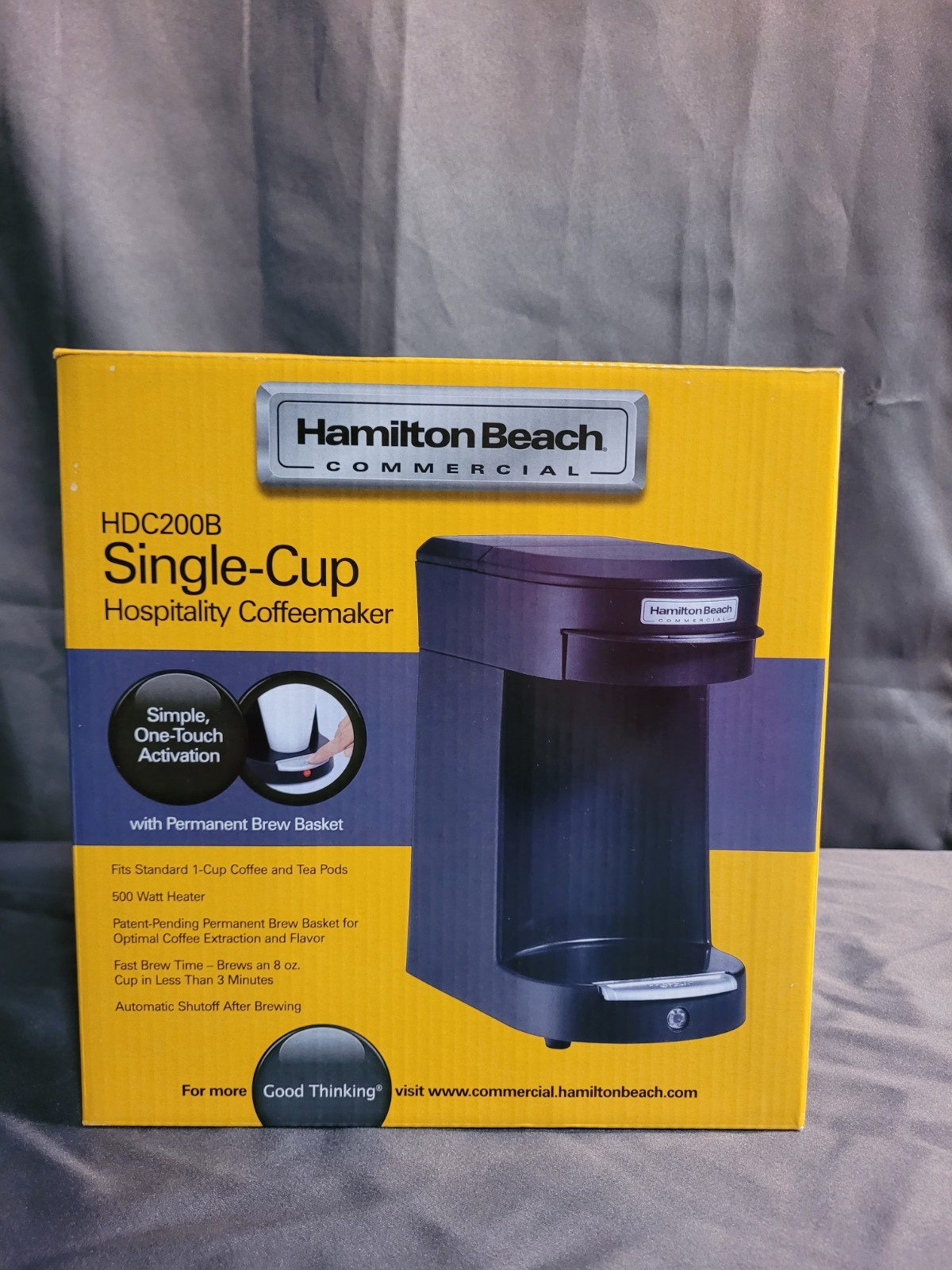 Hamilton Beach Single-Cup Hospitality Coffee Maker Black gallery