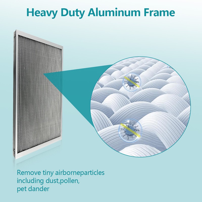 Permanent Washable Electrostatic Furnace Ac Air Filter Replacement Multi Sizes gallery