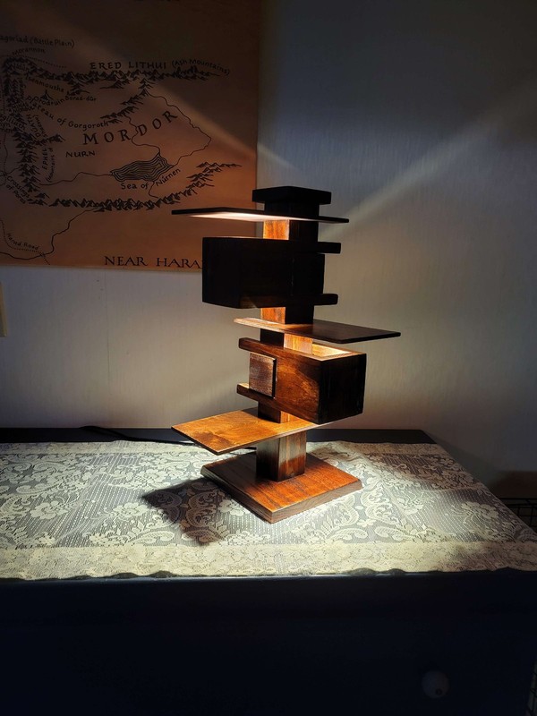 Frank Lloyd Wright Designed Table Lamp Taliesin gallery