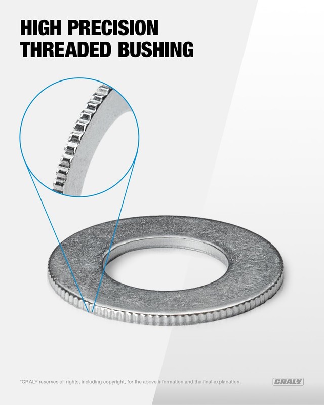 Saw Blade Bushing Set, Arbor Adapter Kit, Reduction Ring Combo, 30mm-5/8'', 2... gallery