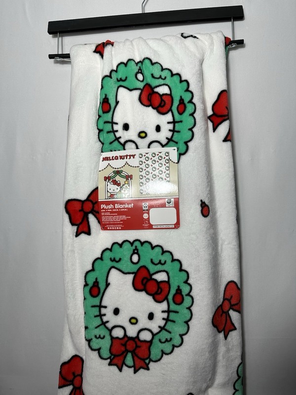 Hello Kitty Christmas Plush Throw Blanket 60 X 90 Inches gallery