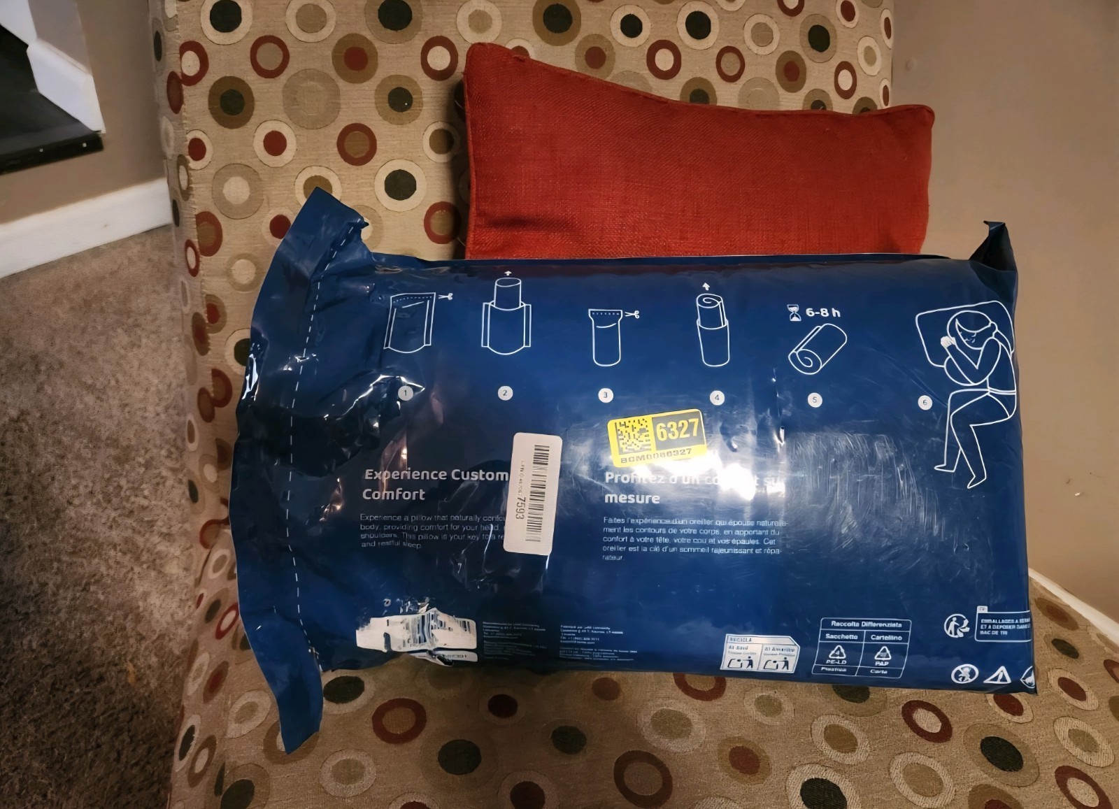Derila Ergo Cervical Neck Plus Size Pillow For Sleep Contour Memory Foam gallery