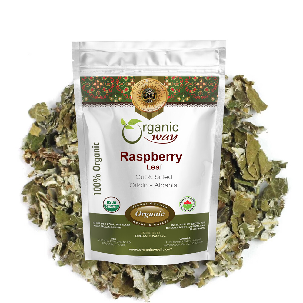 Organic Way Raspberry Leaf Cut & Sifted - Organic, Kosher & USDA Certified gallery