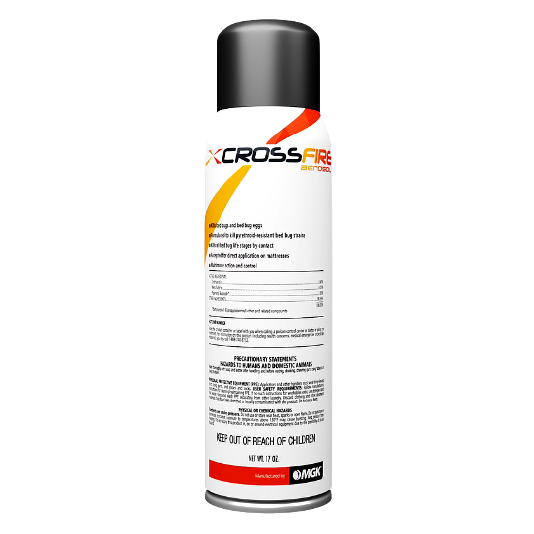 Crossfire Insecticide Aerosol, 17oz, ODORLESS BED BUG SPRAY, MGK gallery
