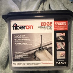 Fiberon Edge Hidden Deck Clips 90ct w/ #8 x 1-3/4″ 304 Stainless Screws
