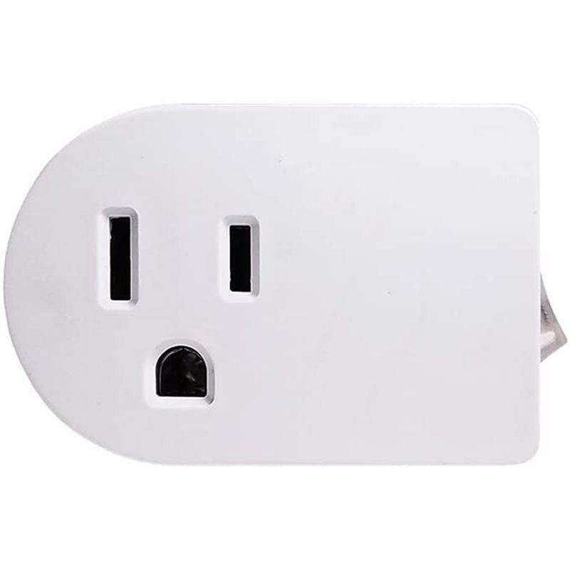 1 pc of Single 3 Prong Wall Tap Grounded Outlet On/Off Power Switch with Amber gallery