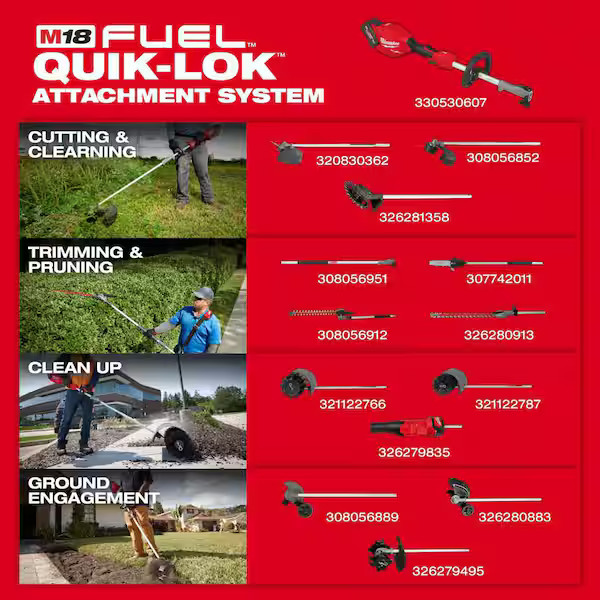M18 FUEL 16 in. String Trimmer Attachment for Milwaukee QUIK-LOK Attachment Syst gallery