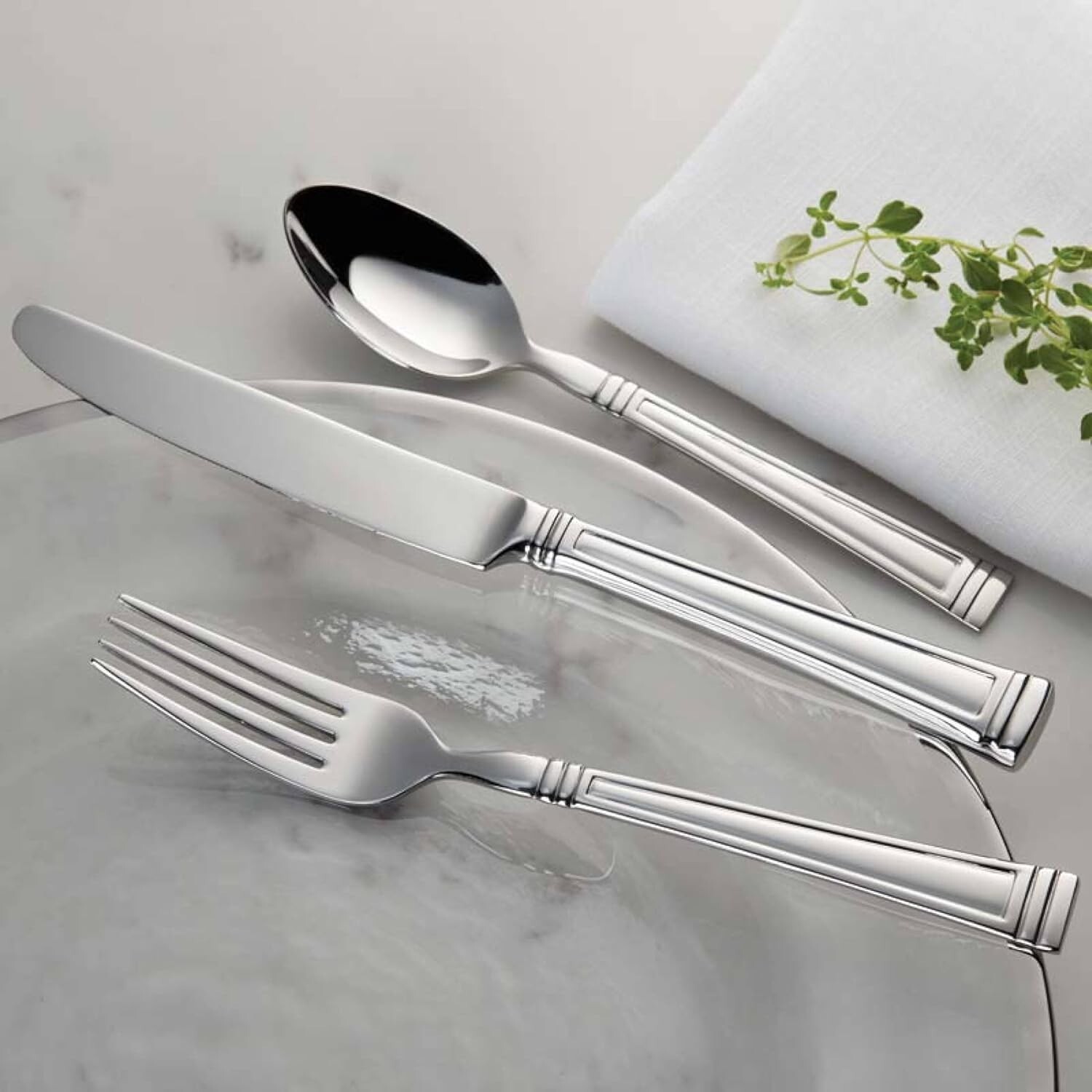 Lenox ESQUIRE Flatware Replacement SINGLES - 18/10 Stainless Steel - NEW gallery
