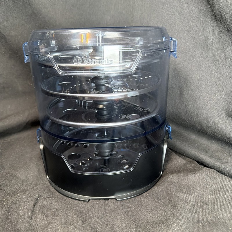Vitamix 12-Cup Food Processor Attachment SELF-DETECT w/ Blade, disks, Disk Case gallery
