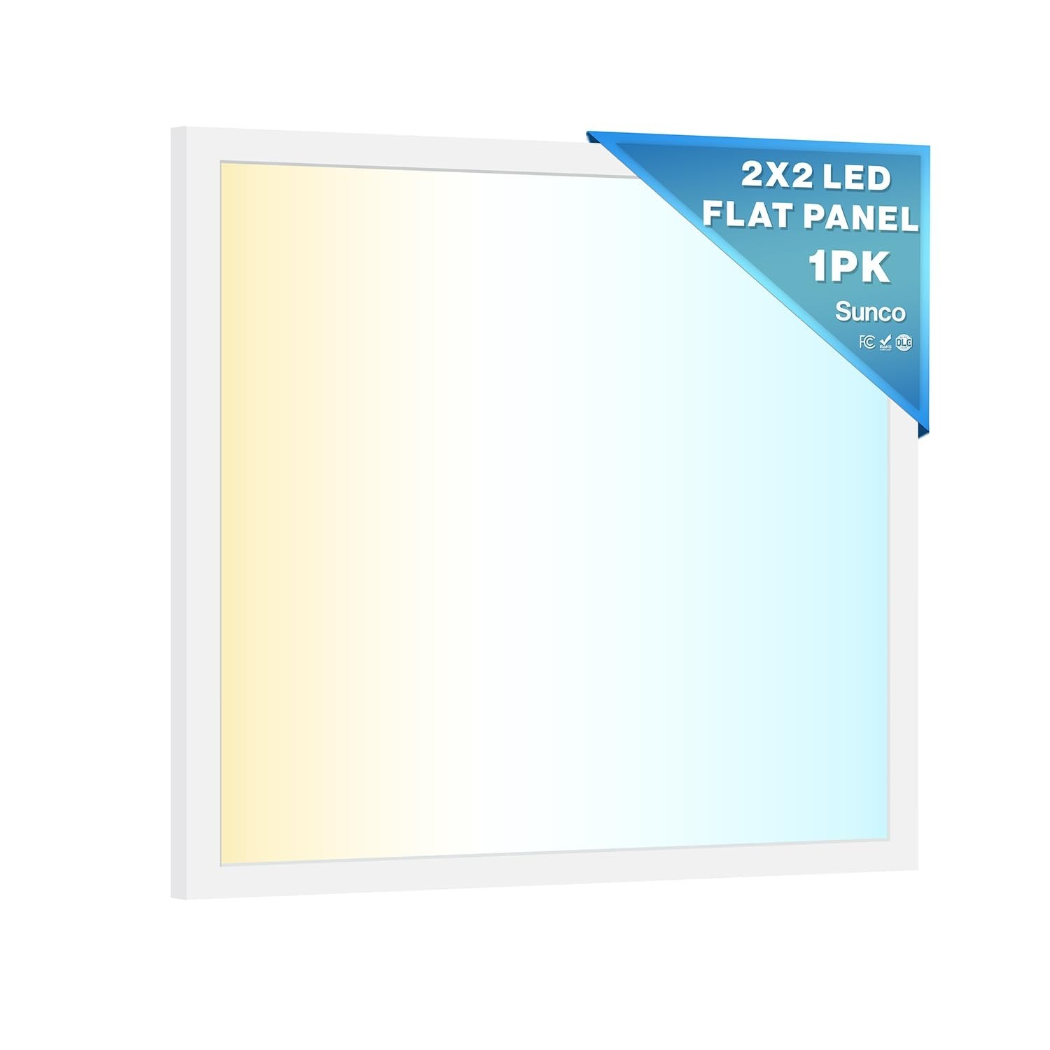 2x2 LED Flat Panel Light - Dual CCT 4000K/5000K/6000K, 30W/35W/40W, 5200 Lumens, gallery