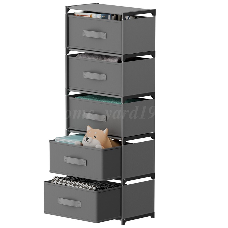 Multifunctional Fabric Storage Tower Dresser 2-9 Drawers for Home Organization gallery