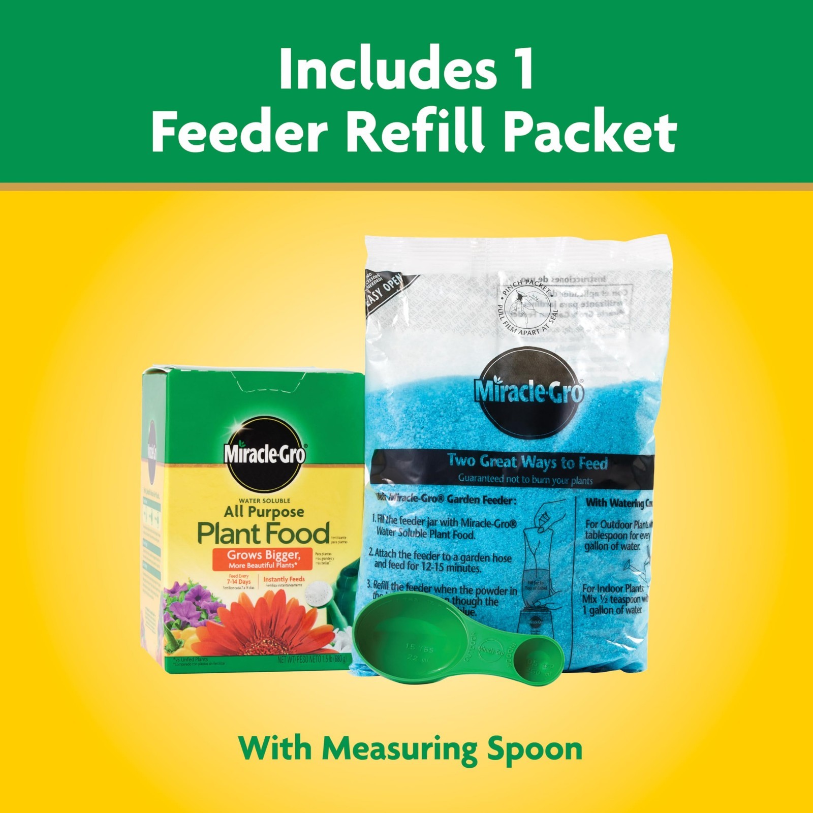 Miracle-Gro Water Soluble All Purpose Plant Food Fertilizer 1.5 lb gallery