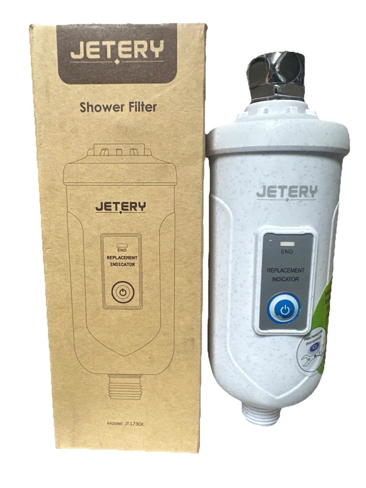 Shower Water Filter JETERY Filtration Filtered up to 99% Chlorine 8000 Gallons gallery