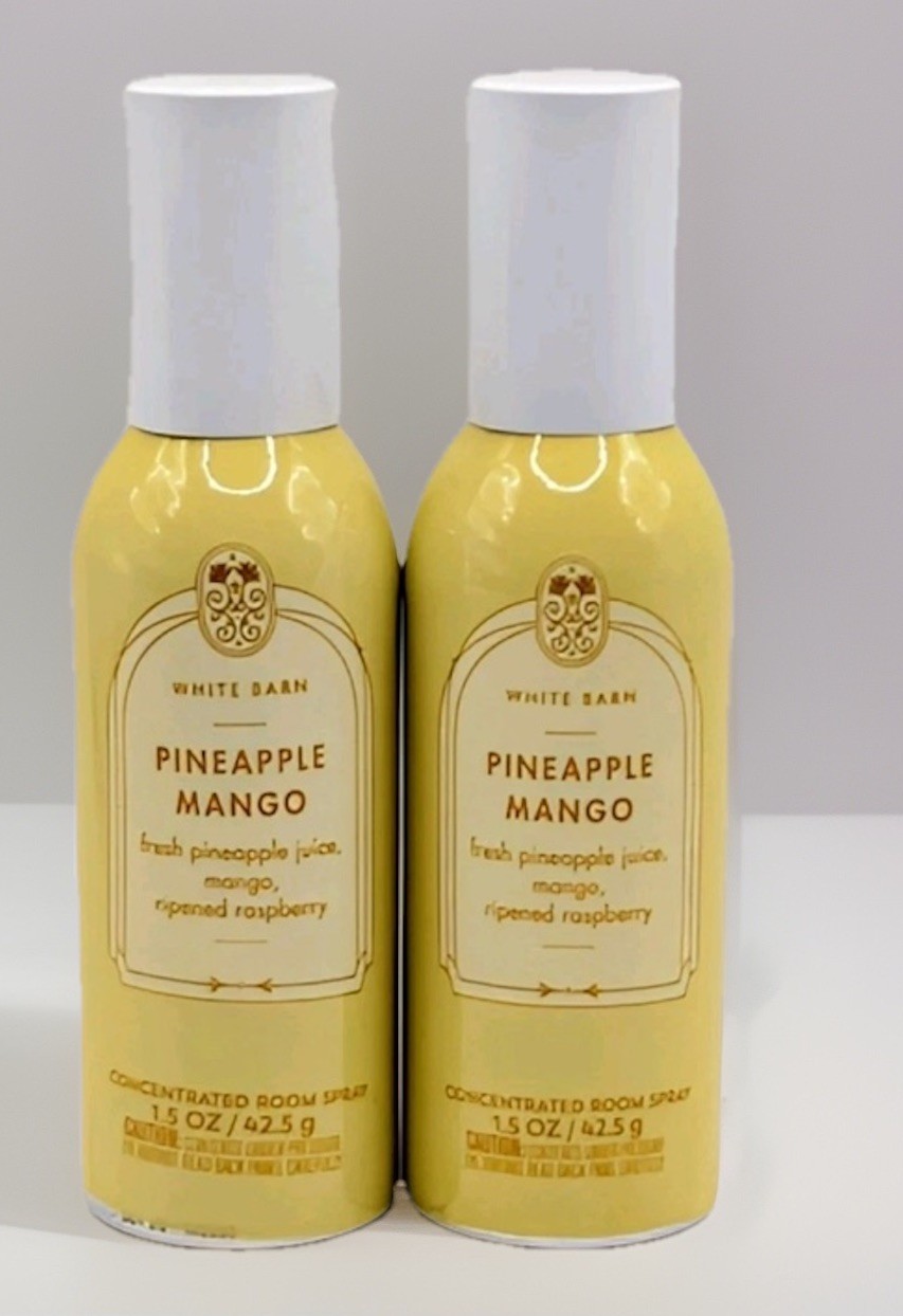 2 X White Barn PINEAPPLE MANGO Concentrated Room Spray 1.5 Oz BBW gallery