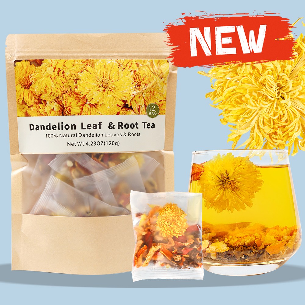 Dandelion Tea 12 Leaf & Root Herbal Tea Bags for Liver & Kidney Health Detox gallery