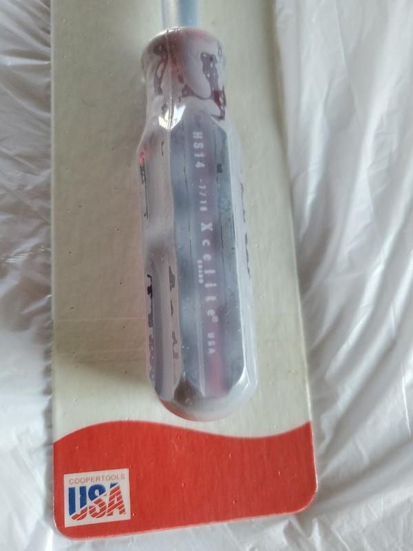 XCELITE HS14V 7/16" HEX NUTDRIVER HOLLOW SHAFT HS12 NEW FREE SH MADE IN USA gallery