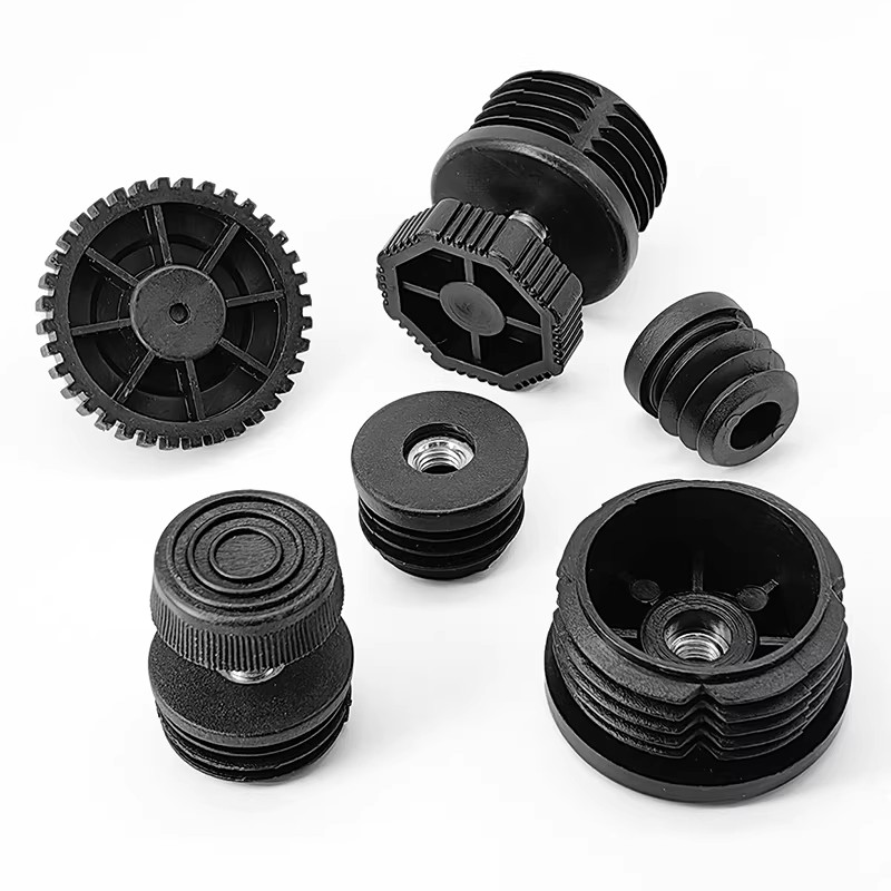 Nut Threaded Leveling Feet & Pipe Caps M6/M8 - For Cabinets, Tables & Bar Stools gallery