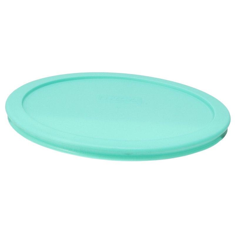 Pyrex 7402-PC Light Green Round Plastic Food Storage Replacement Lid (2-Pack) gallery