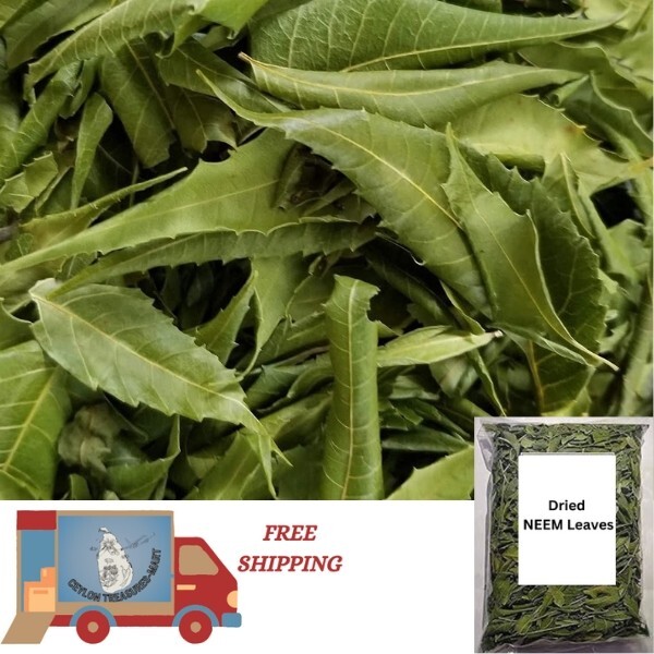 Neem Freshly Picked Dried Leaves Ceylon Herbal Organic Pure Premium Quality gallery