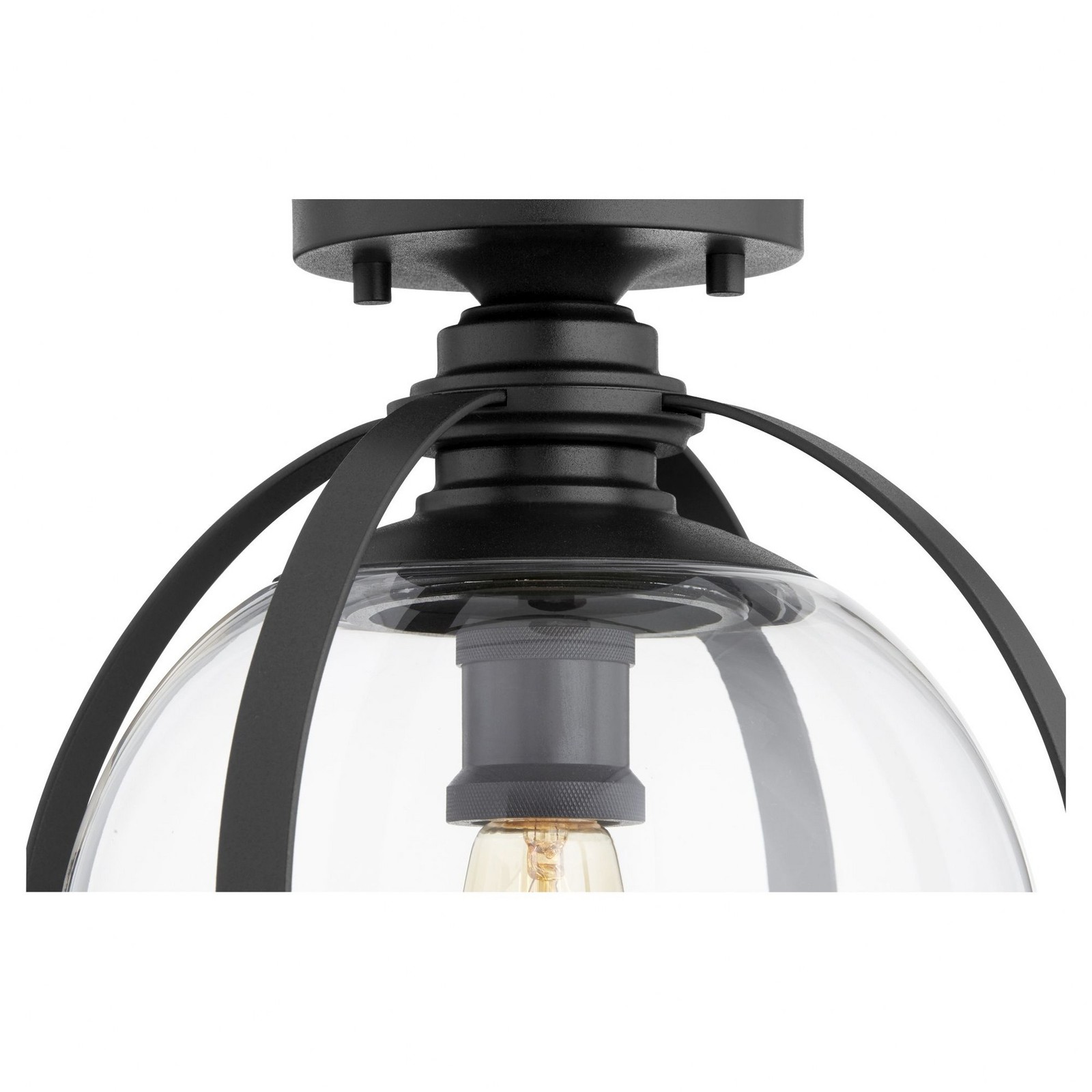 Used Quorum Lighting 38-13-69 Meridian - 1 Light Flush Mount in Transitional gallery